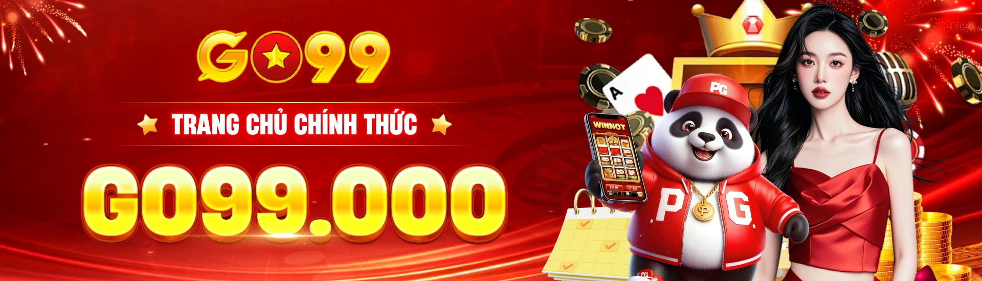 Trang chủ GO99 trên máy tính với giao diện nổi bật